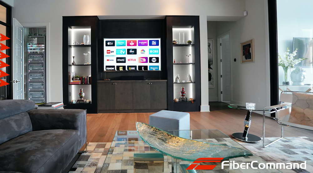 install smart tv in living room