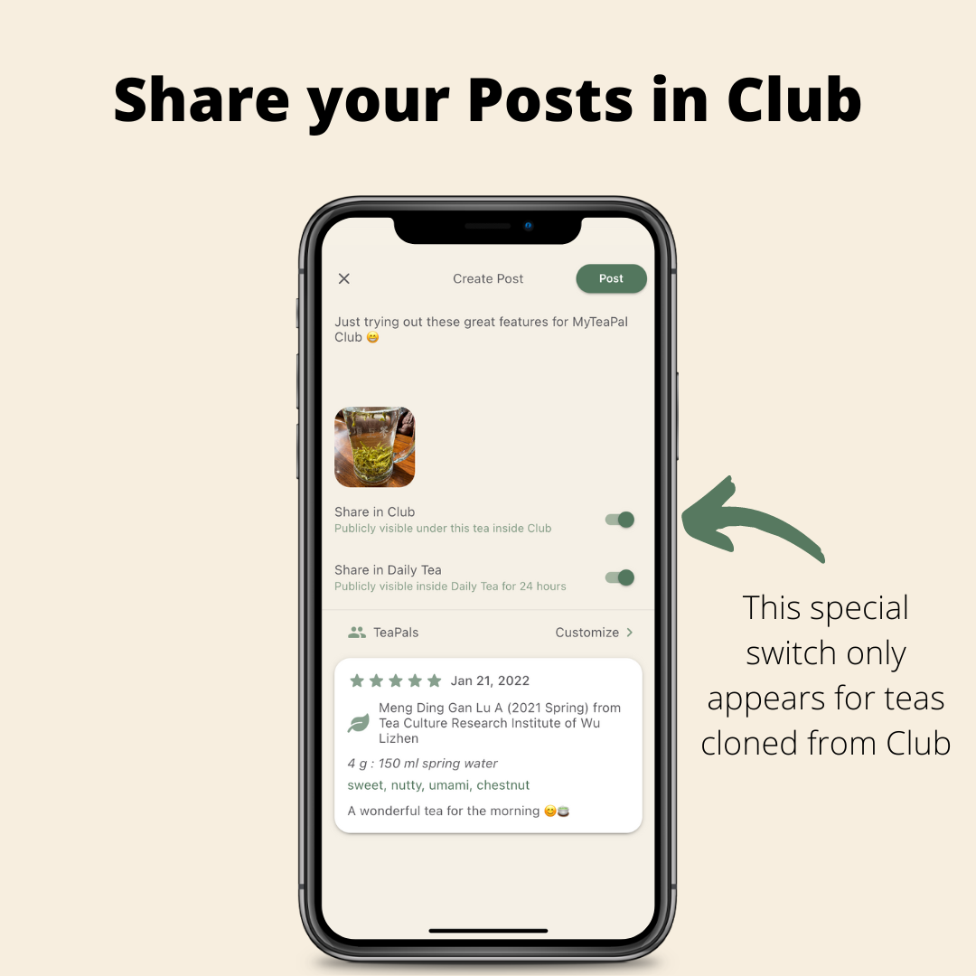 share posts in club