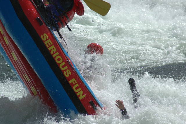 Extreme rafting