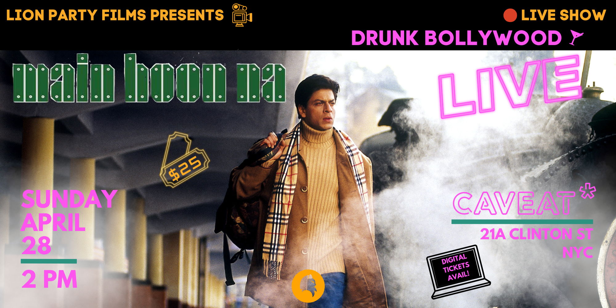 DRUNK BOLLYWOOD LIVE! promotional image