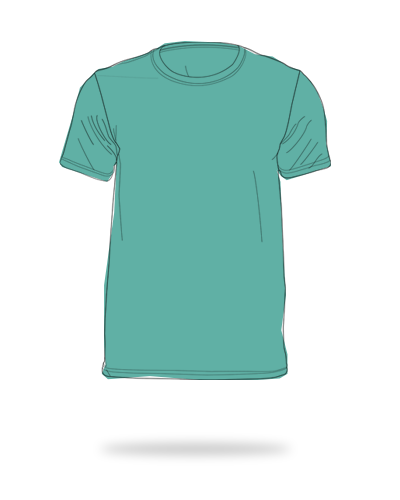 Seafoam cotton polyester round neck shirts sj clothing manila philippines