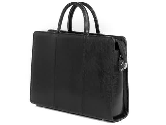 Damen-Leder-Aktentasche-Lehrertasche-Bürotasche-PELLARO