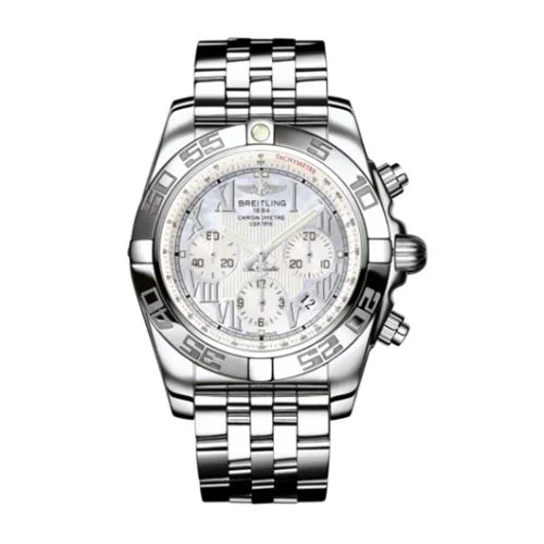 Chronomat 44 Stainless Steel / Pearl Roman / Bracelet
