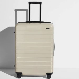 Away Medium Suitcase - Salt White Gloss
