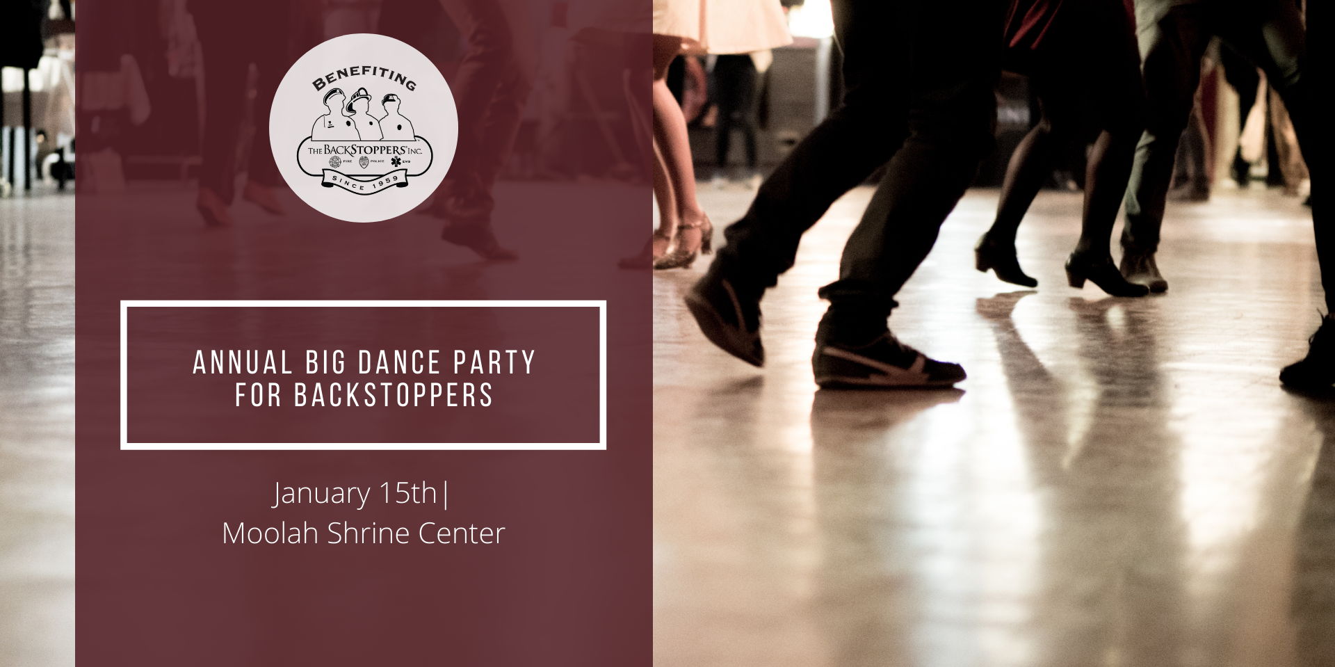 Annual Big Dance Party for BackStoppers promotional image
