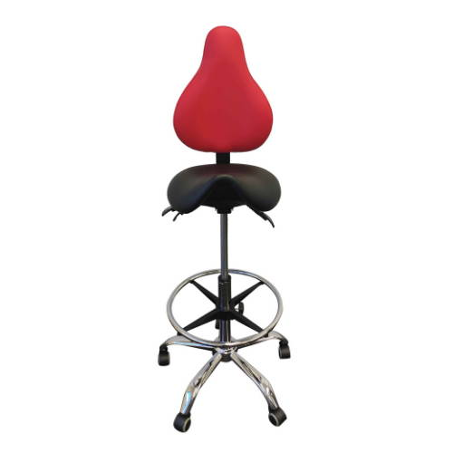 ergonomic drafting saddle chair