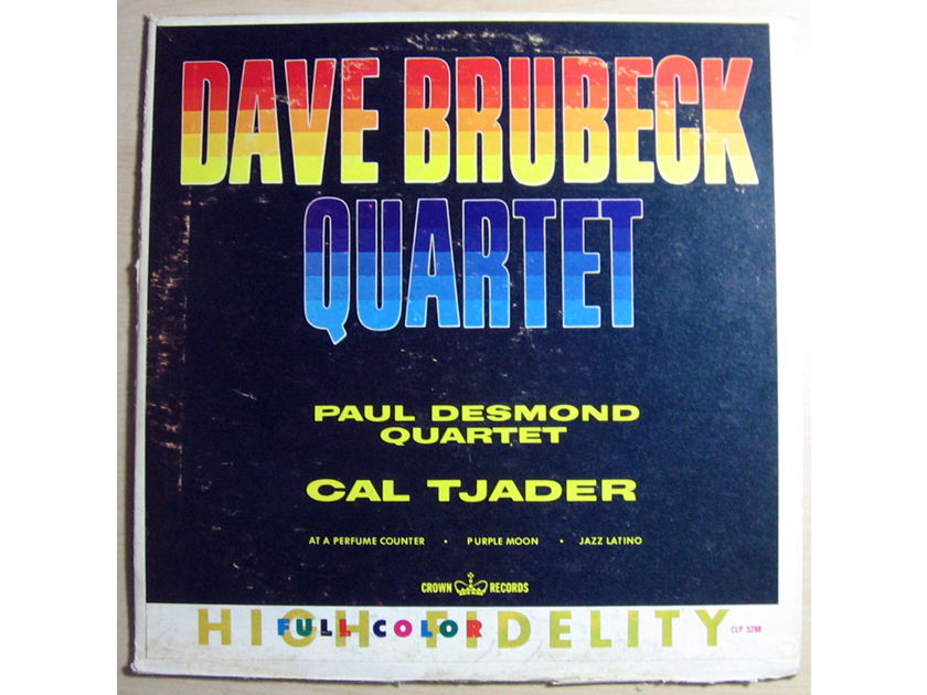 Dave Brubeck Quartet, The / Paul Desmond Quartet, - Dave Brubeck Quartet, Paul Desmond Quartet, Cal Tj - 1961 Crown Records CLP 5288