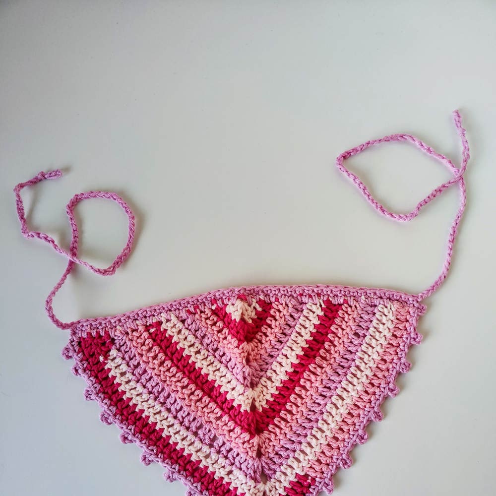Bandana, Flerfarget rosa