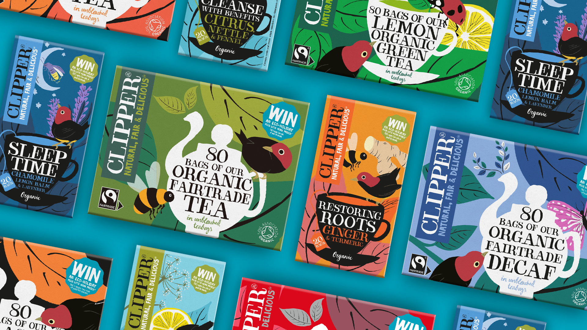Clipper’s Latest Packaging Brings Eric Carle Energy To ‘Nature’s Favorite Tea’