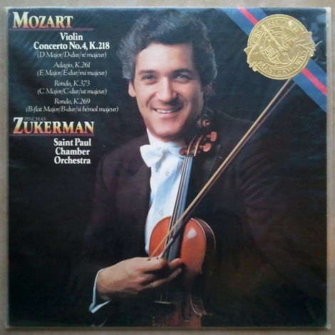 Sealed CBS | ZUKERMAN/MOZART - Violin Concerto No. 4 K....