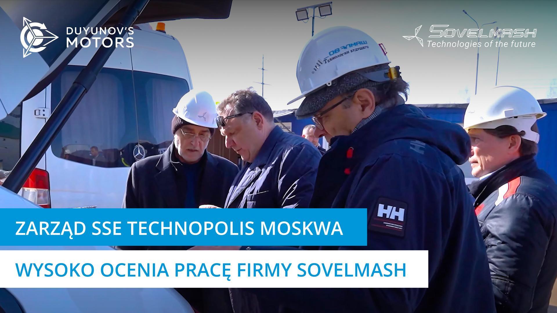 Zarząd SSE Technopolis Moskwa wysoko ocenia pracę firmy Sovelmash