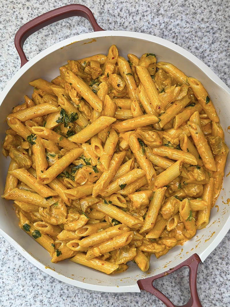 Butter Chicken Pasta | Ash Baber