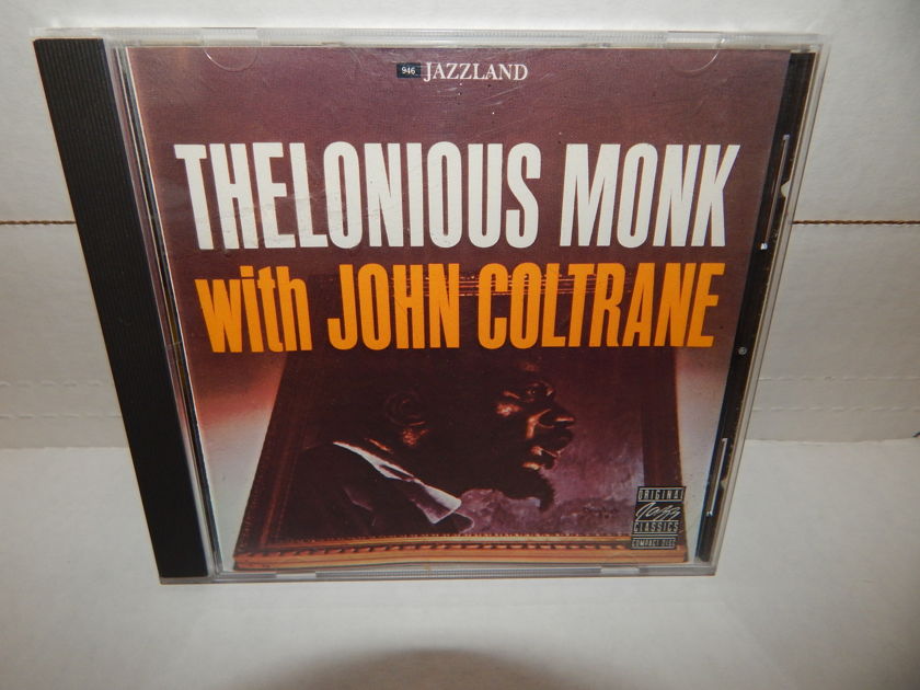 THELONIOUS MONK with JOHN COLTRANE - OJCD Jazzland 039-2 Coleman Hawkins Art Blakey Gigi Gryce 1992 Fantasy NM CD