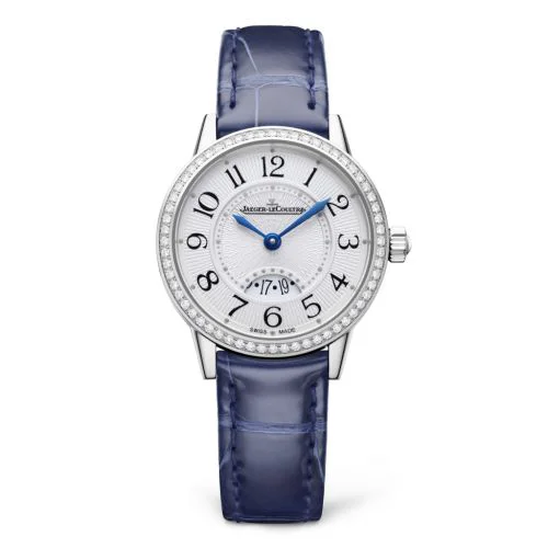 Rendez-Vous Date Small Quartz Stainless Steel - Diamond / Silver / Alligator