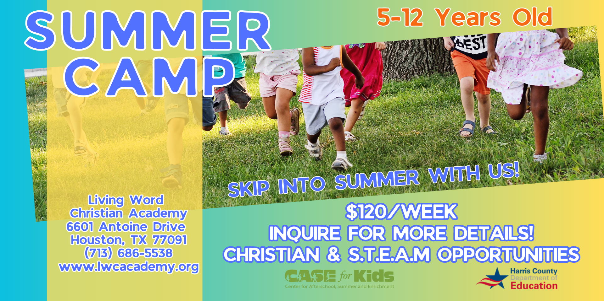 Living Word Christian Academy Summer Camp Special promotional image