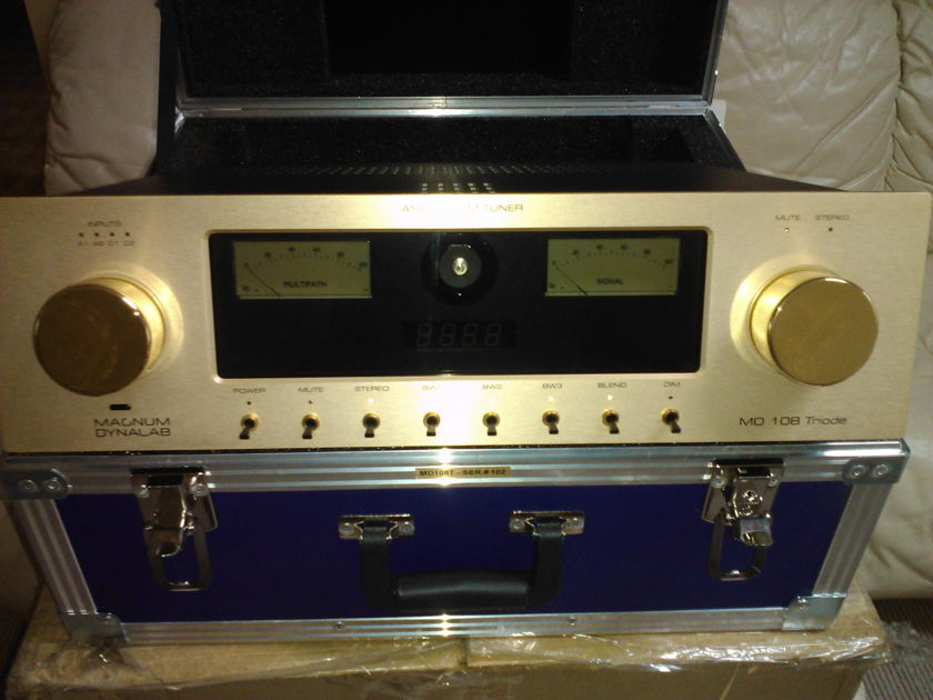 Magnum Dynalab 108T  Gold Face w/DAC Upgrade. Original Box, Flight Case.  Stunning!!!