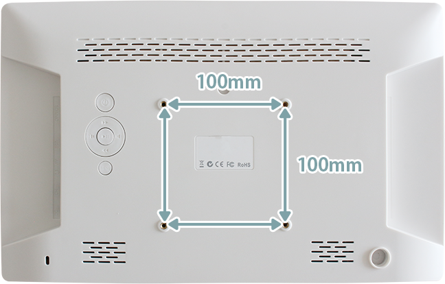  VESA100×100に対応