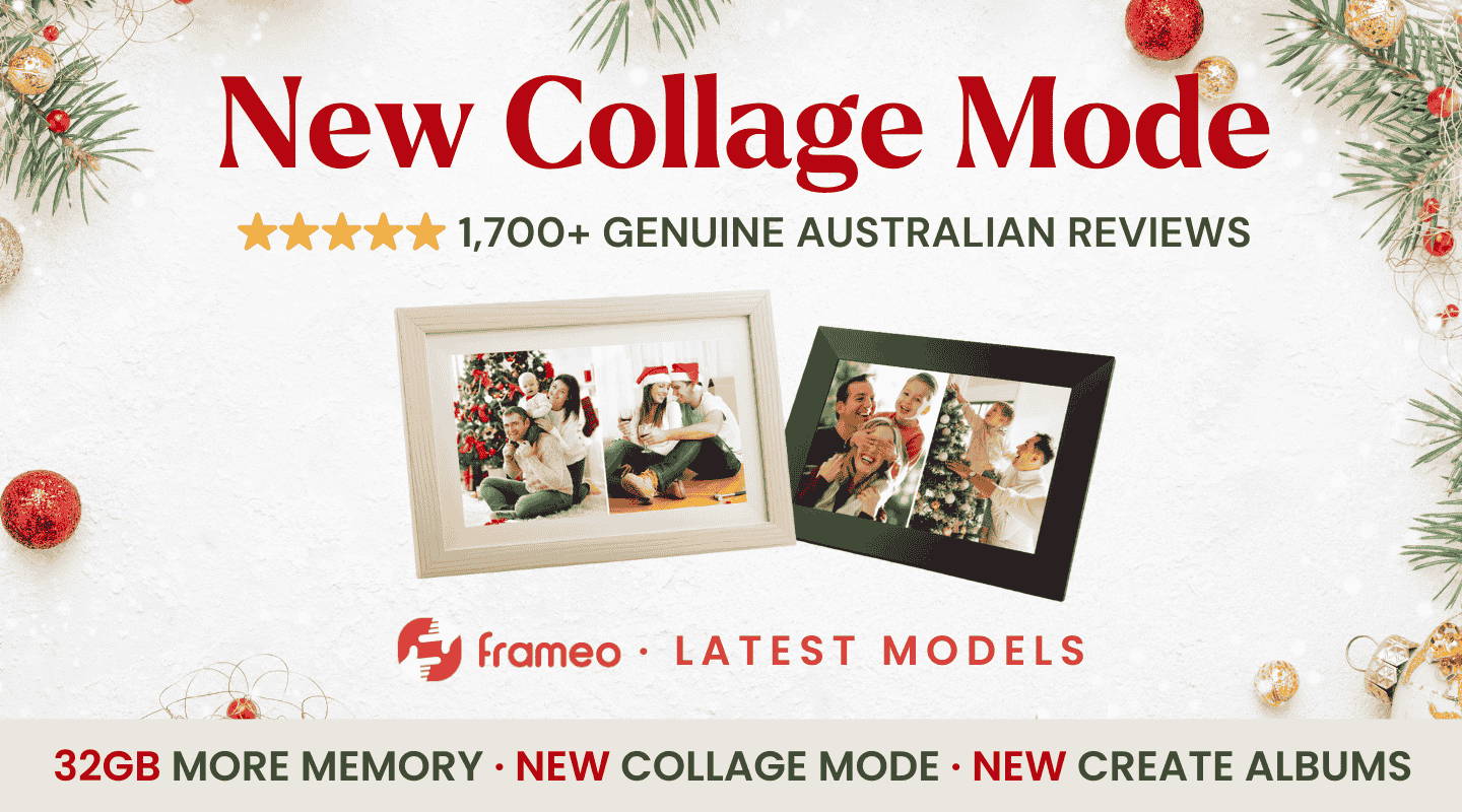 Frameo digital photo frames – latest models with more memory and 1700+ genuine five-star reviews in Australia