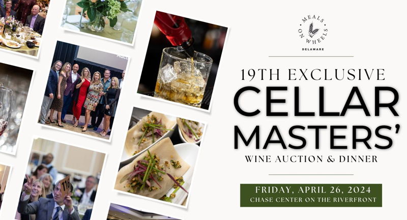 Cellar Masters' Wine Auction and Dinner by Meals On Wheels Delaware