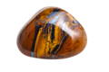 A brown tiger's eye stone