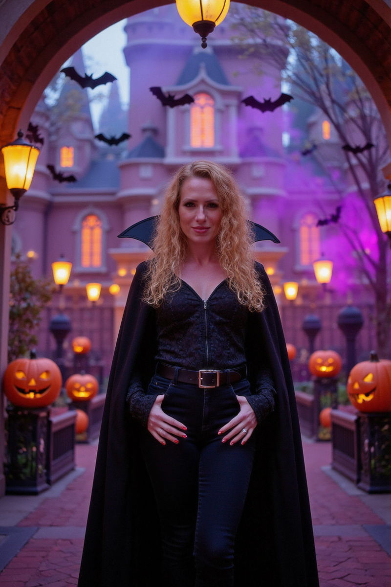 Photo generated by Secta Labs in style of Halloween Character Portraits