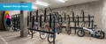 Photo of bike storage available to the residents.