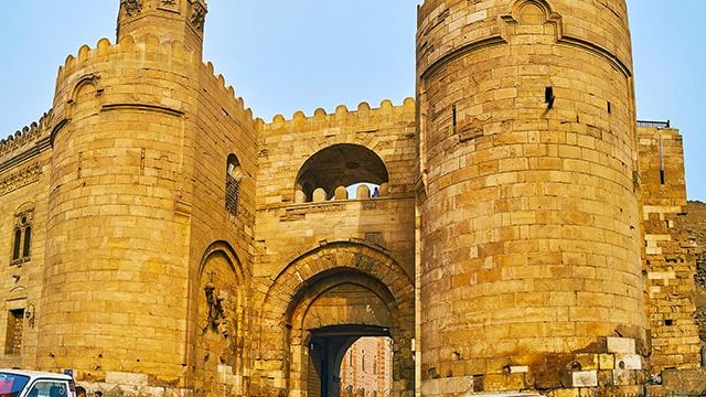 Bab Zuweila Gate in Old Cairo, Egypt