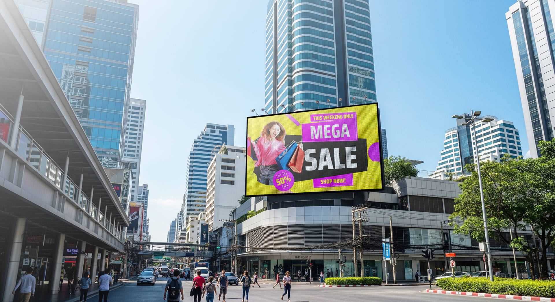 จอประชาสัมพันธ์ LED แบบ Outdoor