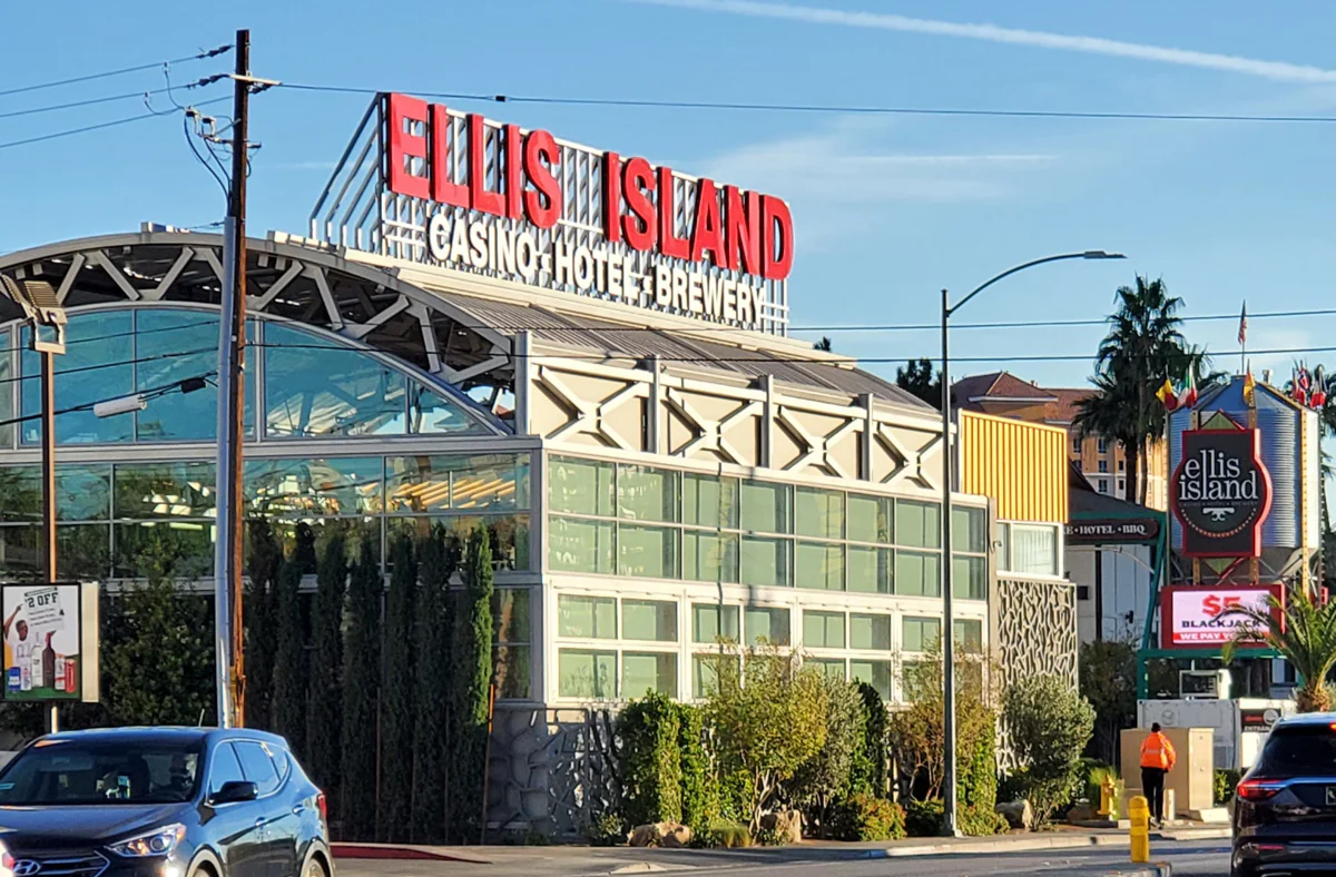 Ellis Island Casino and Hotel, home of nightly karaoke at The Front Yard