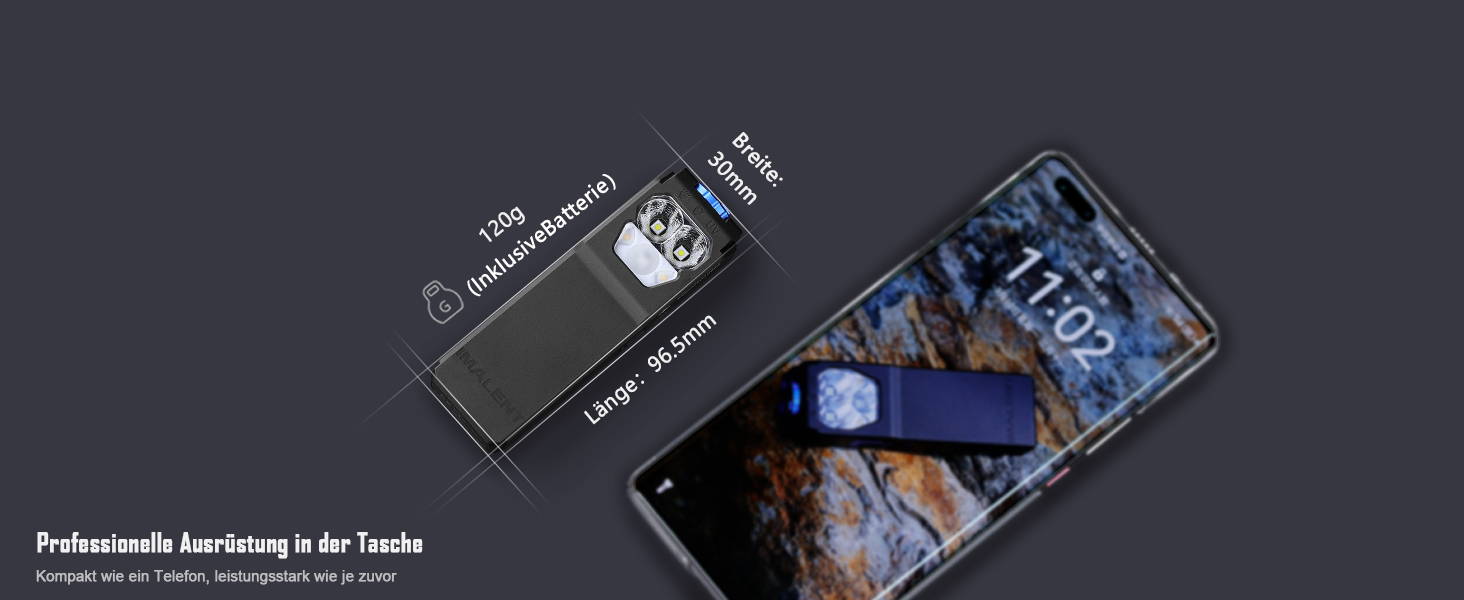 IMALENT LD35 Wiederaufladbare EDC Taschenlampe