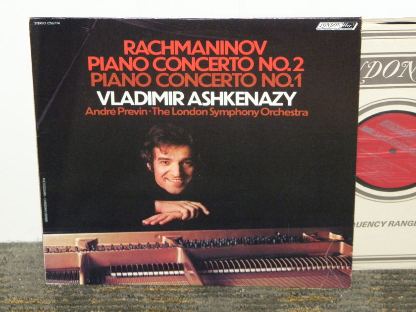 Vladimir Ashkenazy - Rachmaninoff Piano Cto No 1 & 2 London CS 6774 UK Decca pressing