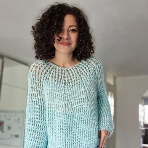 Nuage Sweater Crochet Pattern: Cozy Elegance for All Sizes