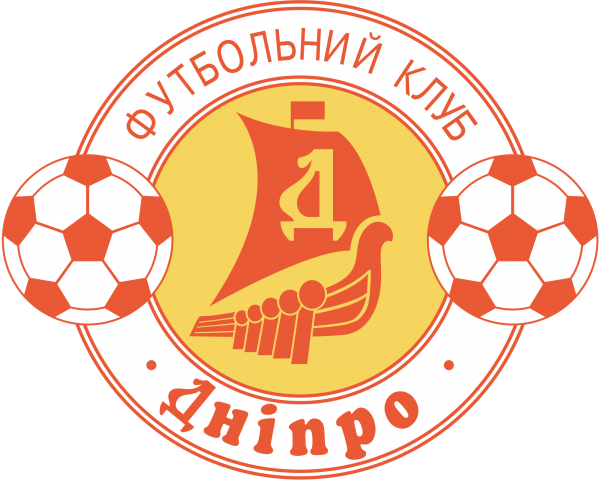 Векторная эмблема (логотип) футбольного клуба «Днепр» («Днiпро»)