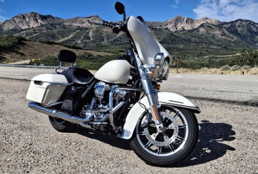 2019 HARLEY-DAVIDSON POLICE ELECTRA GLIDE motorcycle for rent near Kaysville, UT