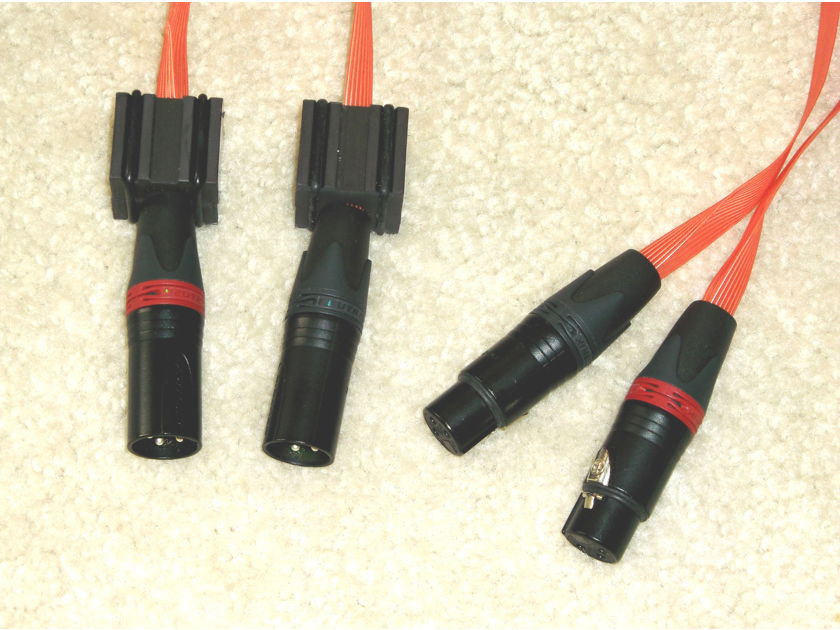 Black Shadow  AES/EBU XLR  Magnetic Digital Audio Ribbon Cable 1 Meter
