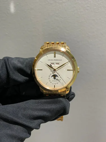 Girard Perregaux 1966 Full Calendar Rose Gold Bracelet