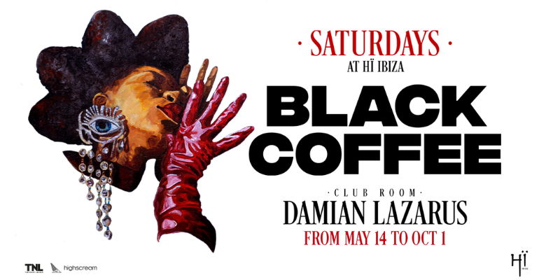 Entradas sábados en Hï Ibiza 2022, Black Coffee Ibiza 2022