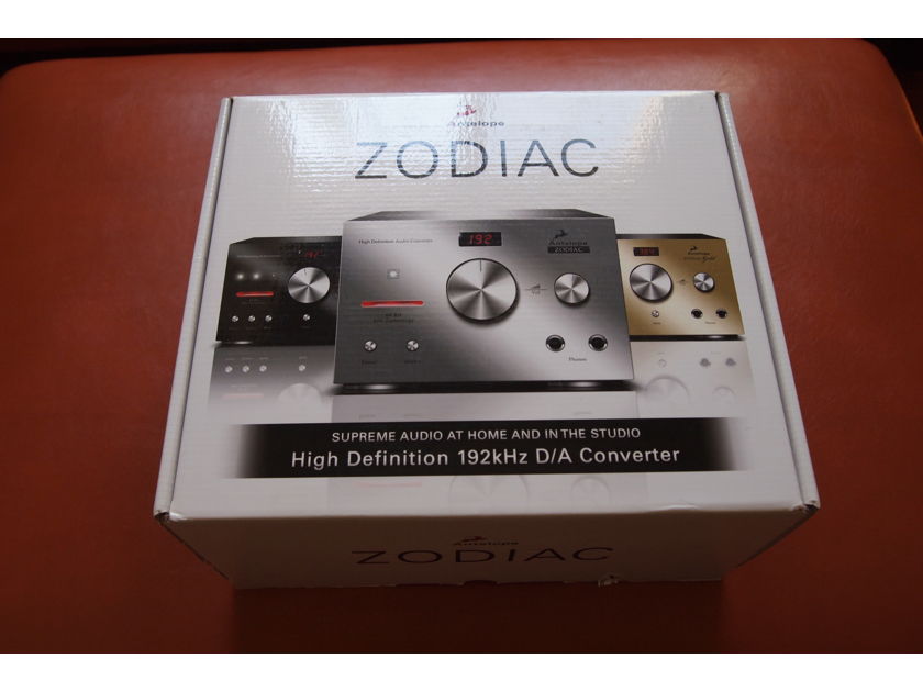 Antelope Audio Zodiac DAC Silver 192kHZ- HD USB DAC with TeddyPardo-PSU