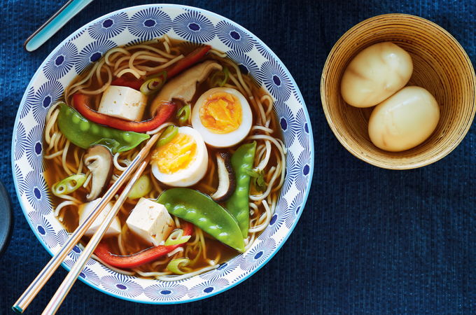 Soupe ramen au tofu