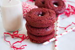 low-carb valentines red velvet donuts