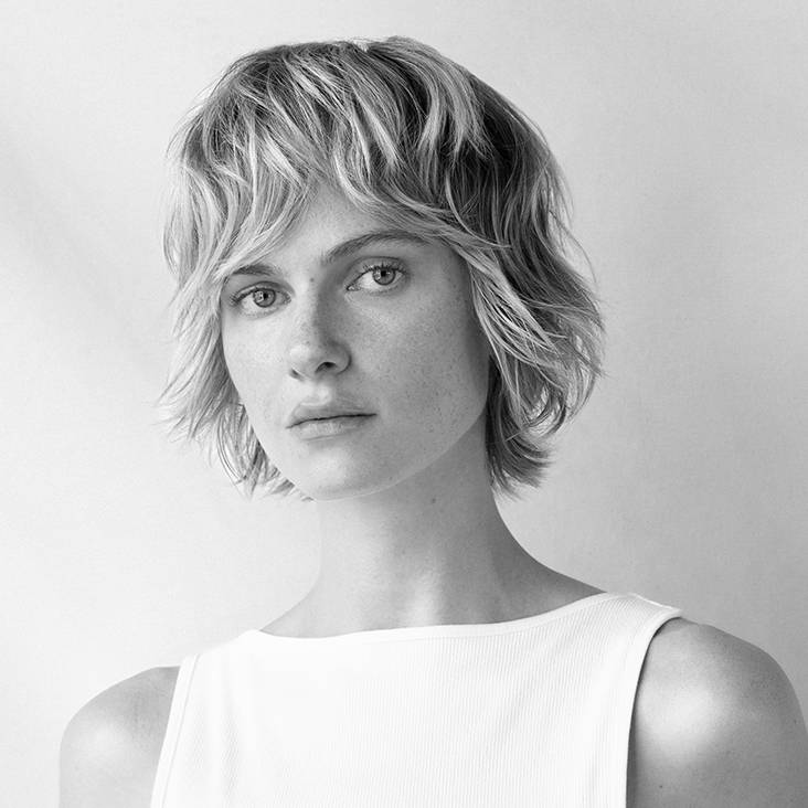 Davines hair model