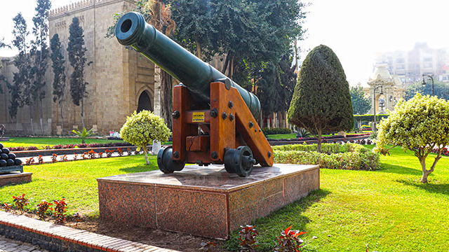Old cannon, Abdeen Palace, Cairo, Egypt