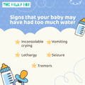 Signs that your baby had too much water | The Milky Box