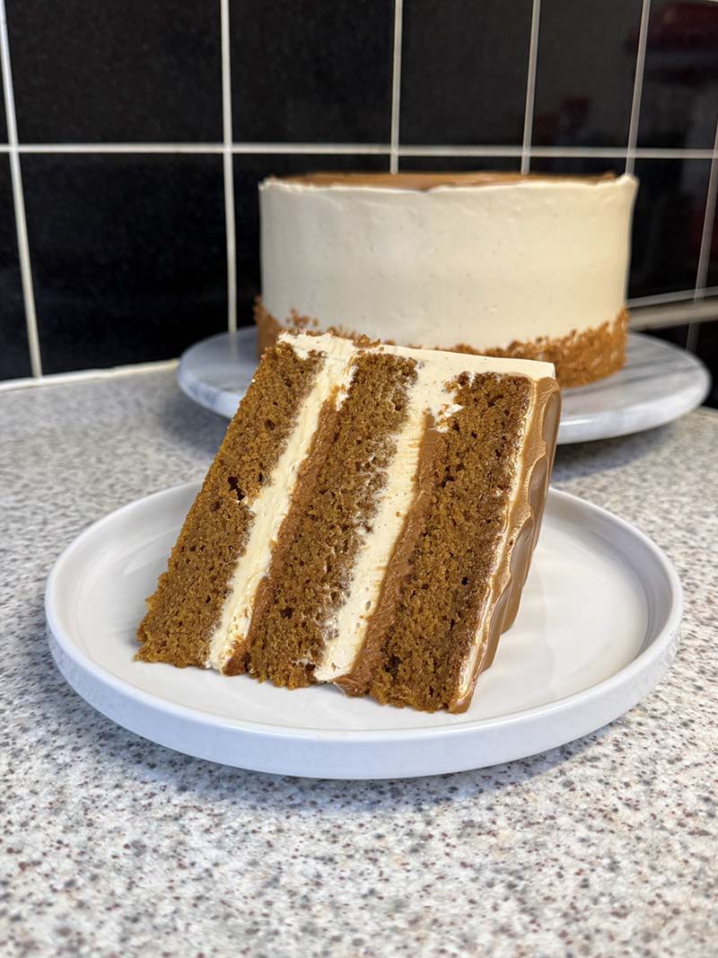 Pumpkin Biscoff Cake | Ash Baber