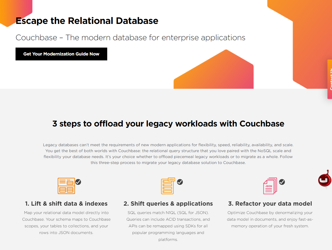 Couchbase product / service