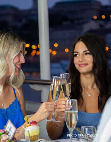 Enjoy a welcome drink