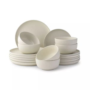 JoyJolt Mesa 18-Piece Stoneware Dinnerware Set