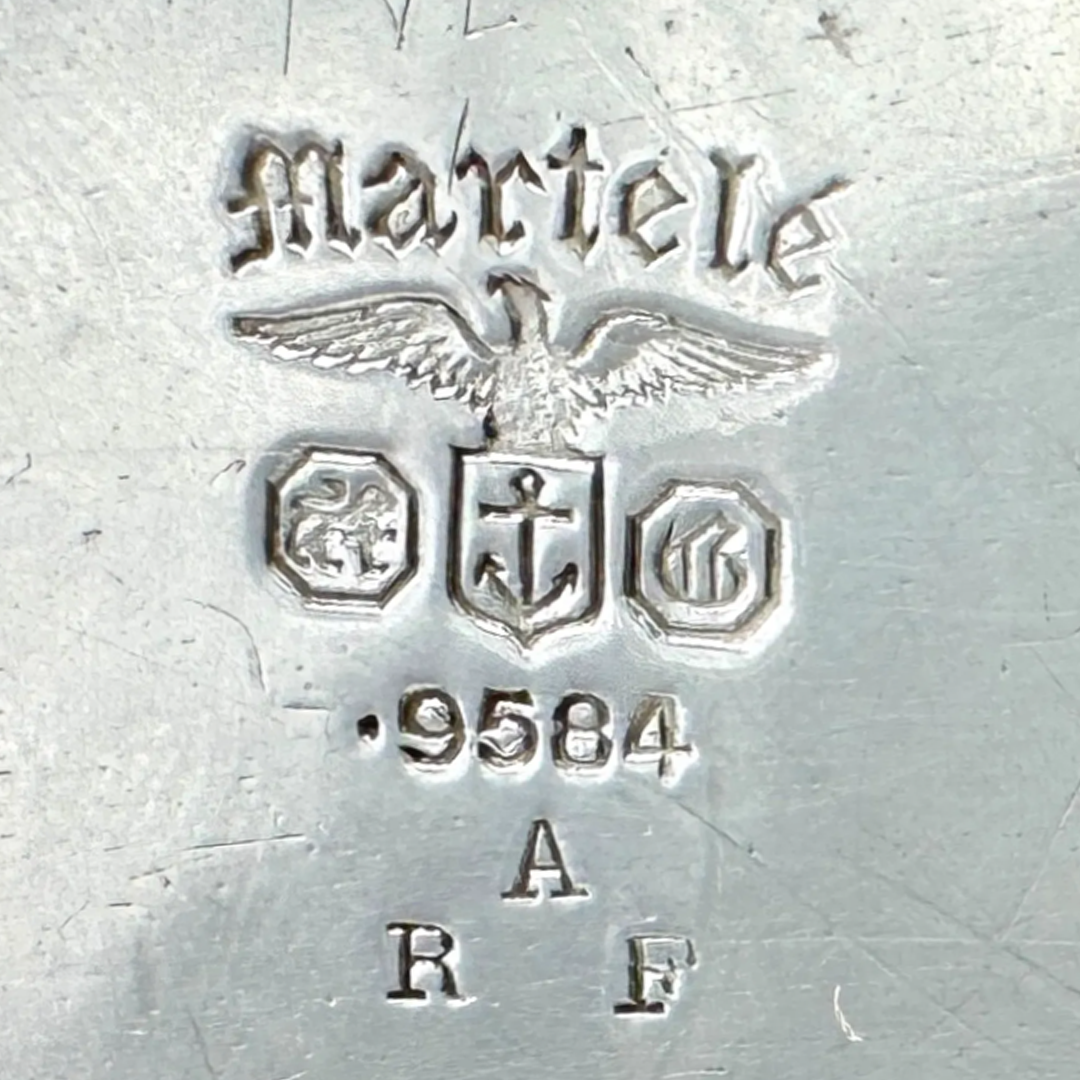 Gorham 20th Century Hallmark hallmark, Gorham Martele 0.9584 RAF Sterling Silver Hallmark