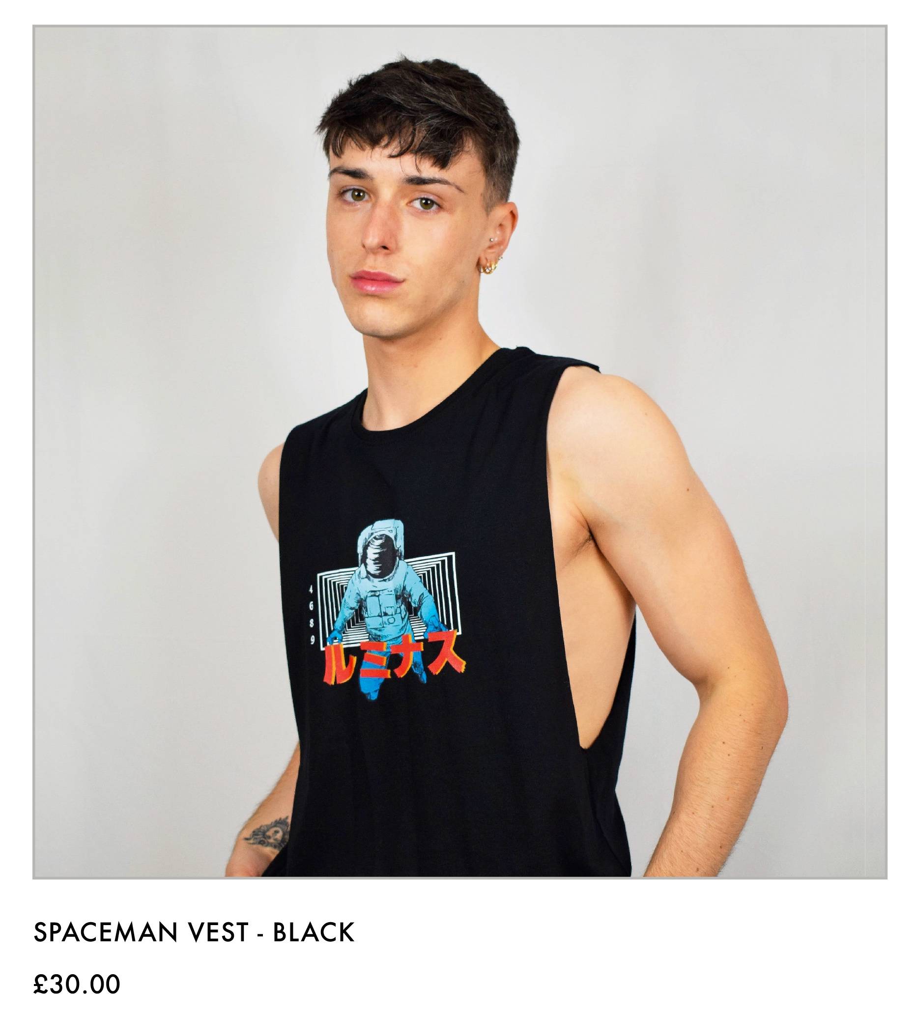 Spaceman Vest - Black