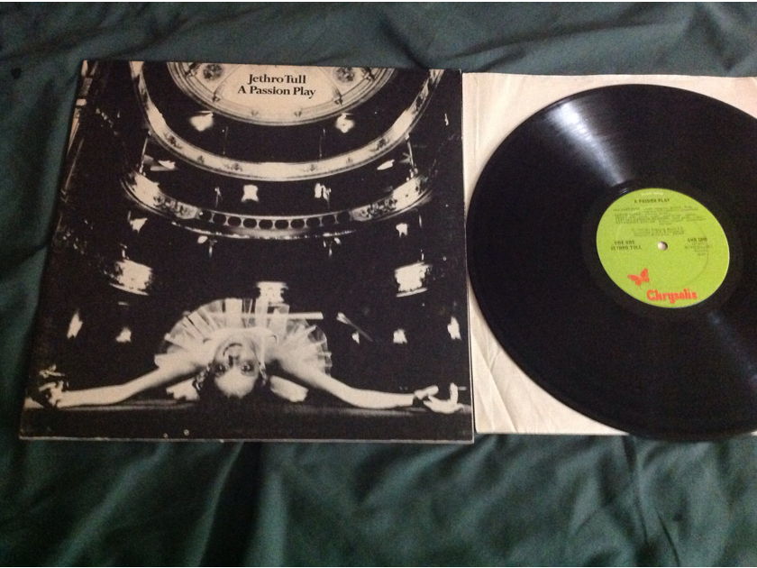 Jethro Tull - A Passion Play 1973 Original All Analog Vinyl Green Chrysalis Records LP